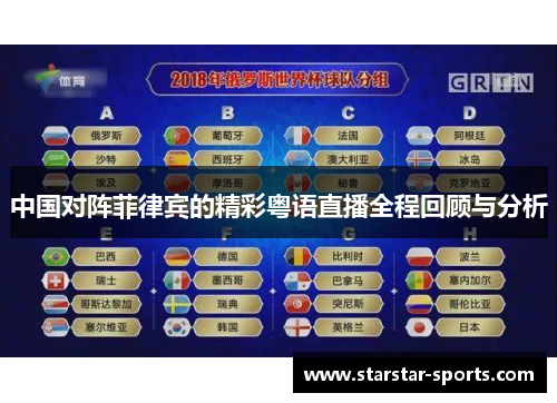 中国对阵菲律宾的精彩粤语直播全程回顾与分析